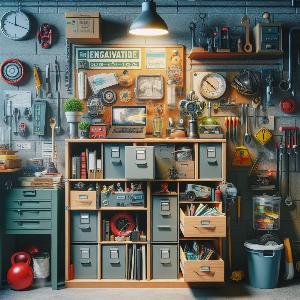 Innovative Uses for File Cabinets in Garage Organization-4